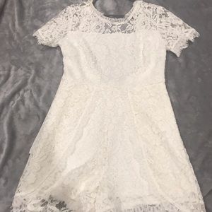 White Francesca's romper